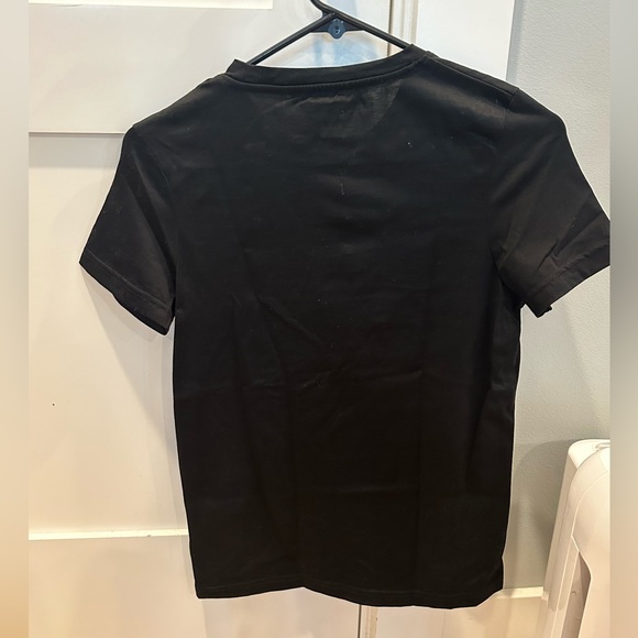 BALMAIN Paris black cotton T shirt
